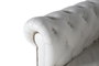 GINER Y COLOMER Sillón Chester uniplaza tapizado en piel natural acabado blanco